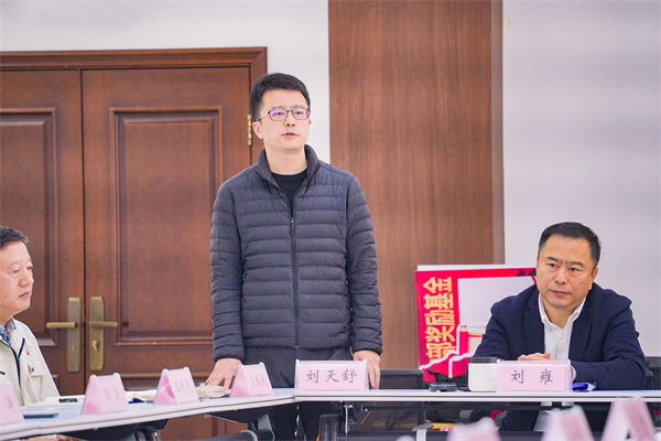 浩和食品項(xiàng)目負(fù)責(zé)人劉天舒先生致辭