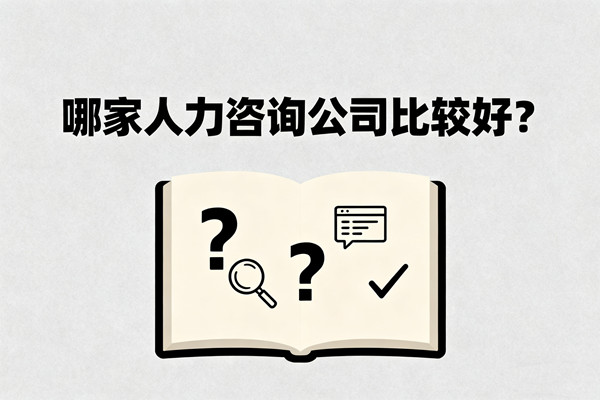 哪家人力咨詢公司比較好？