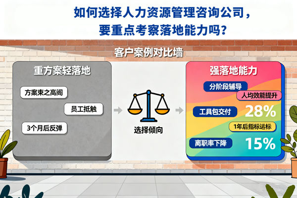如何選擇人力資源管理咨詢公司，要重點考察落地能力嗎？