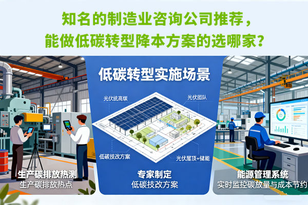 知名的制造業(yè)咨詢公司推薦，能做低碳轉型降本方案的選哪家？